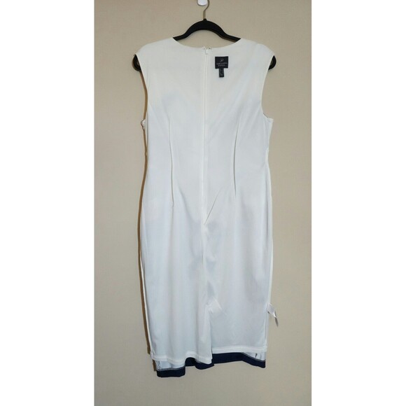 Adrianna Papell Womens Tropical Essence Printed Sheath Dress Size 12 Sleeveless - Picture 5 of 10